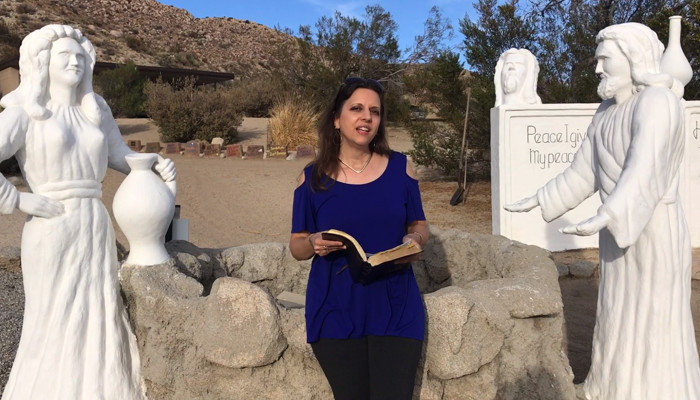 Ana at Desert Christ Park